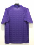 Retro Fiorentina home Fans 1:1 Quality Soccer Jersey  1989-1990