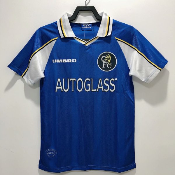Retro Chelsea Home 1:1 Quality Soccer Jersey   1997-1999