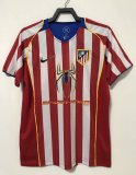 Retro Atletico Madrid Home 1:1 Quality Soccer Jersey  2004-2005