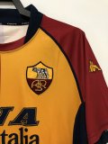 Retro Roma Home 1:1 Quality Soccer Jersey  2000-2001