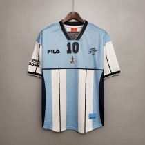 Retro Argentina Maradona Commemorative Edition  1:1 Quality Soccer Jersey  2001
