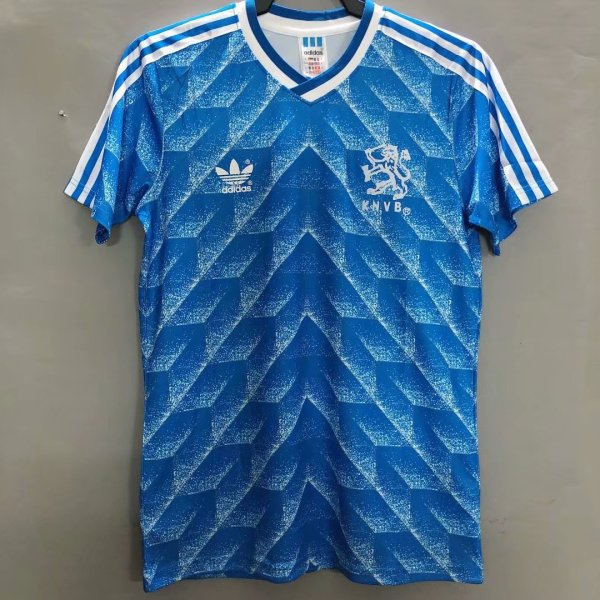 Retro Netherlands Away 1:1 Quality Soccer Jersey   1988