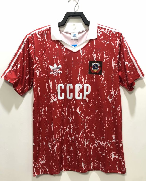 Retro Soviet Union Home 1:1 Quality Soccer Jersey   1990