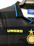 Retro Inter Milan Away 1:1 Quality Soccer Jersey    1997-1998