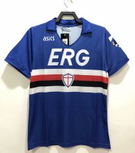 Retro Sampdoria Fans 1:1 Quality Soccer Jersey  1990-1991