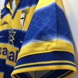 Retro  Parma Home Yellow 1:1 Quality Soccer Jersey  1998-1999