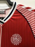 Retro Denmark  Home Fans 1:1 Quality Soccer Jersey  1986
