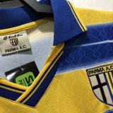 Retro  Parma Home Yellow 1:1 Quality Soccer Jersey  1998-1999