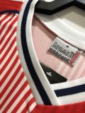 Retro Denmark  Home Fans 1:1 Quality Soccer Jersey  1986