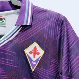 Retro Fiorentina Home Fans 1:1 Quality Soccer Jersey  1992-1993