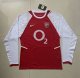 Retro Arsenal Home Long Sleeve 1:1 Quality Soccer Jersey  2002-2004