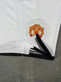 Retro Manchester United Away short  1:1 Quality Soccer Jersey   2007-2008