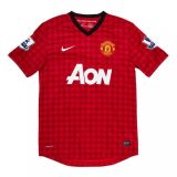 Retro Manchester United Home 1:1 Quality Soccer Jersey  2012-2013