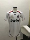 Retro AC white away 1:1 Quality Soccer Jersey  2006-2007