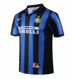 Retro Inter Milan Home 1:1 Quality Soccer Jersey    1998-1999