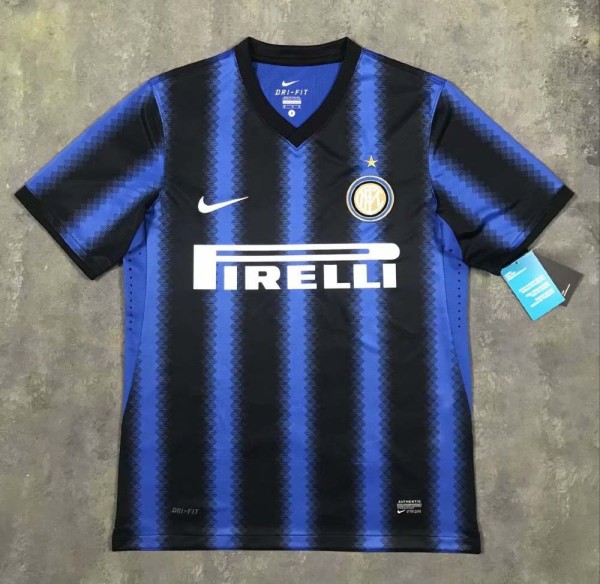 Retro Inter Milan Home 1:1 Quality Soccer Jersey   2010-2011