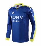 Retro Juventus Blue  Long Sleeve 1:1 Quality Soccer Jersey    1997-1998