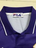 Retro Fiorentina Home Fans 1:1 Quality Soccer Jersey  1998-1999