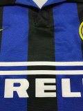 Retro Inter Milan Home 1:1 Quality Soccer Jersey    1998-1999