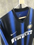 Retro Inter Milan Home Long sleeve 1:1 Quality Soccer Jersey   2010-2011