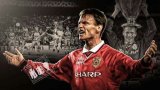Retro  Manchester United Home Long Sleeve Champions League 1:1 Quality Soccer Jersey  1999-2000