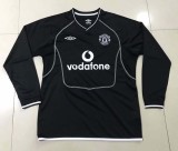 Retro Manchester United Away Long sleeve 1:1 Quality Soccer Jersey  2000