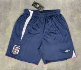 Retro England Home Short  1:1 Quality Soccer Jersey  2006