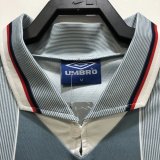 Retro England Away   1:1 Quality Soccer Jersey  1996