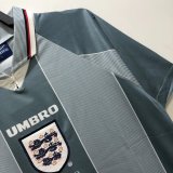Retro England Away   1:1 Quality Soccer Jersey  1996