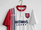 Retro Rangers Away 1:1 Quality Soccer Jersey   1996-1997