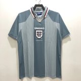 Retro England Away   1:1 Quality Soccer Jersey  1996