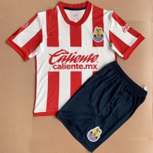 Chivas 115th Red Kids Kits 1:1 Quality Soccer Jersey 