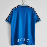 Retro Manchester City  Home 1:1 Quality Soccer Jersey  1997-1999