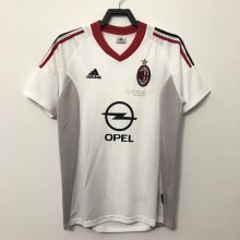 AC Milan Away  Fans Champions League 1:1 Quality Soccer Jersey    2002-2003