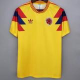 Retro Colombia Home 1:1 Quality Soccer Jersey  1990