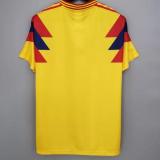 Retro Colombia Home 1:1 Quality Soccer Jersey  1990