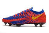 耐克 Phantom GT红蓝色防水全针织原装底FG足球鞋Nike Phantom GT Elite FG39-45