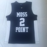 NBA Booker high school No. 2 dark blue embroidered Jersey