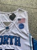 NBA North Carolina #15 white shirt