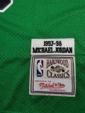 NBA Bulls #23 Jordan 1997-1998 Green Classic Mesh Jersey