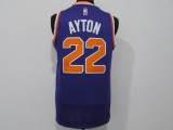 NBA New Suns #22 Ayton purple