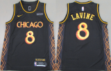 NBA  Bull #8 Raven city black