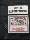 NBA 76ers Lverson 1997-1998 black classic Mesh Jersey