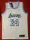 NBA Lakers #24 Kobe 2021 new White NEW