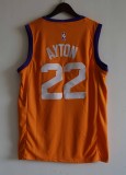 NBA New Suns #22 Ayton orange