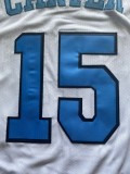 NBA North Carolina #15 white shirt
