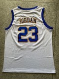NBA Jordan high school #23 white shirt