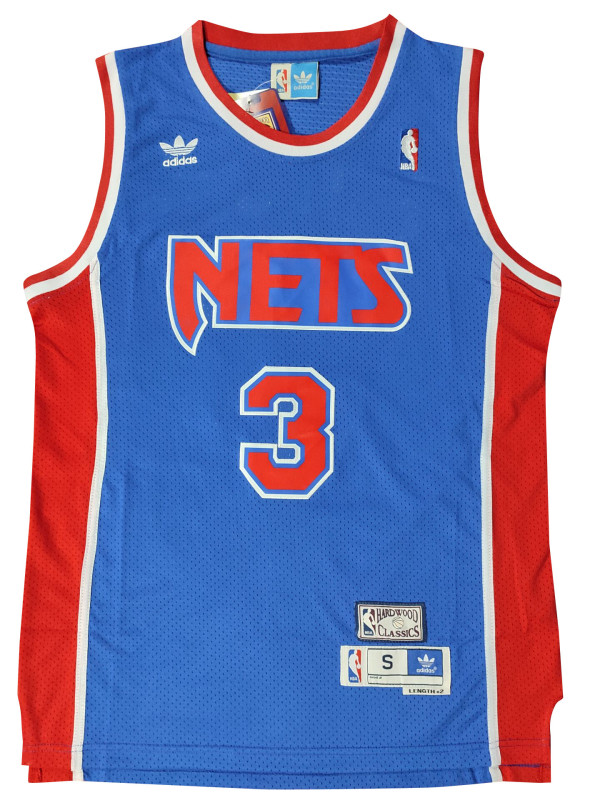 NBA Nets Petrovic #3  1:1  blue top Mesh Jersey