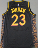 NBA Bull #23 Jordan city black