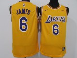 NBA Lakers # 6 James award yellow